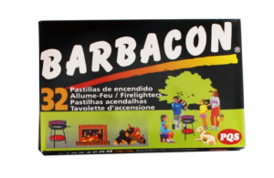 PASTILLA ENCIENDE FUEGO BARBACON 32 UND.